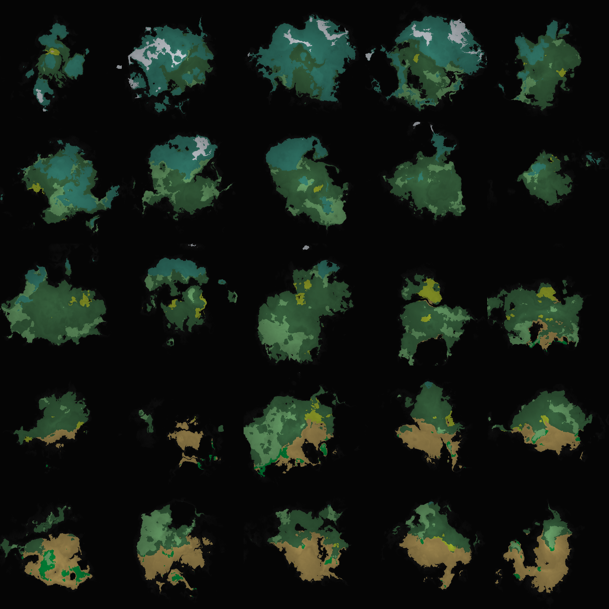 Effect of changing lacunarity